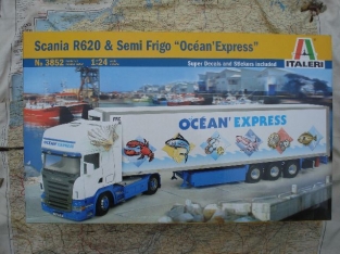 Italeri 3852  Scania R620 & Semi Frigo 